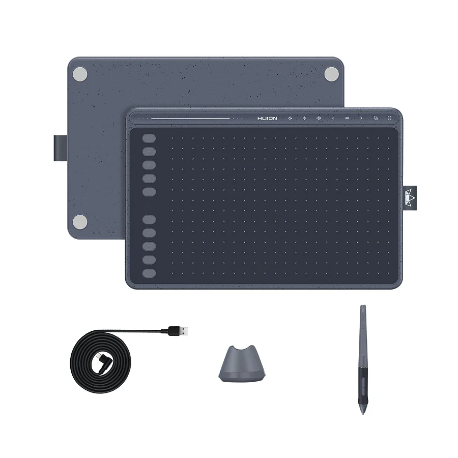 Huion HS611 10.1 x 6.35 Graphic Tablet - Space Gray - Image 2