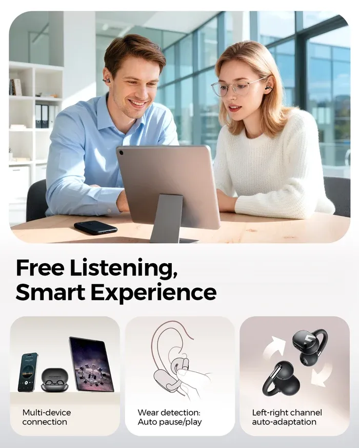 Soundpeats Clip 1 Open-Ear Clip-On Earphones - Image 8