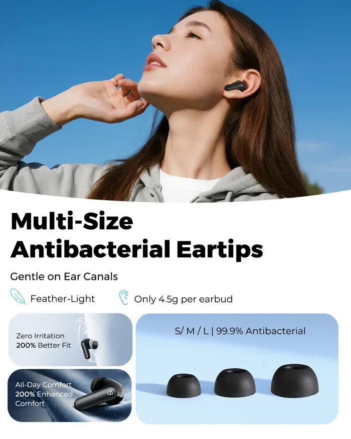 Soundpeats Q3 Pro ANC Wireless Earbuds - Image 9