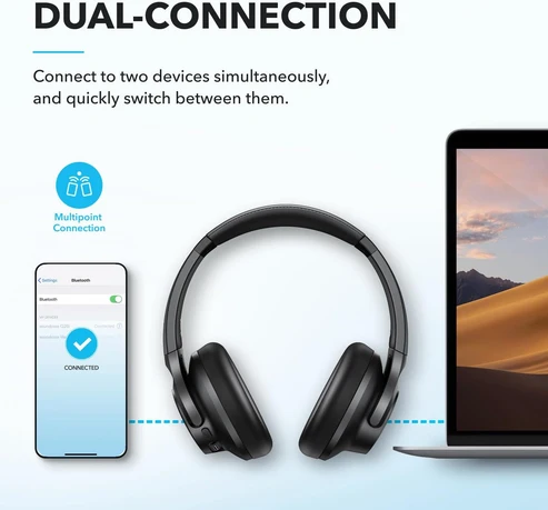 Anker Soundcore Q20i Hybrid Active Noise Cancelling Headphones - Image 8