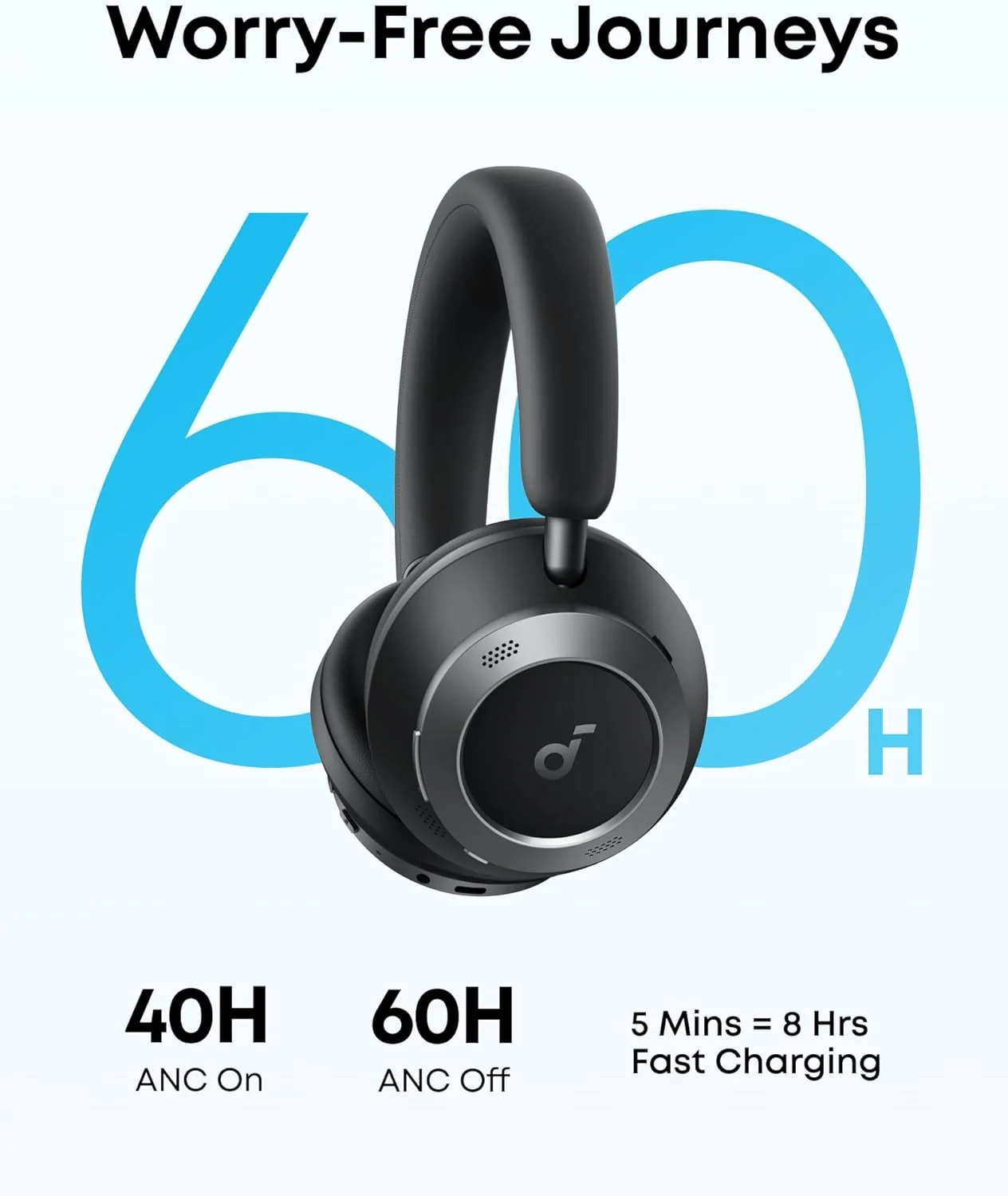 Anker Space One Pro Foldable Over-Ear Headphones - Image 5