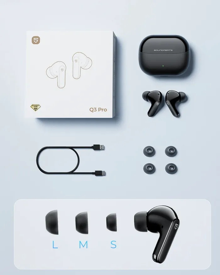 Soundpeats Q3 Pro ANC Wireless Earbuds - Image 13