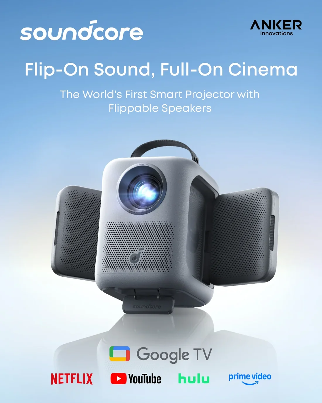 Anker soundcore Nebula P1i | World's First Smart Portable Projector with Flippable Speakers - Image 7